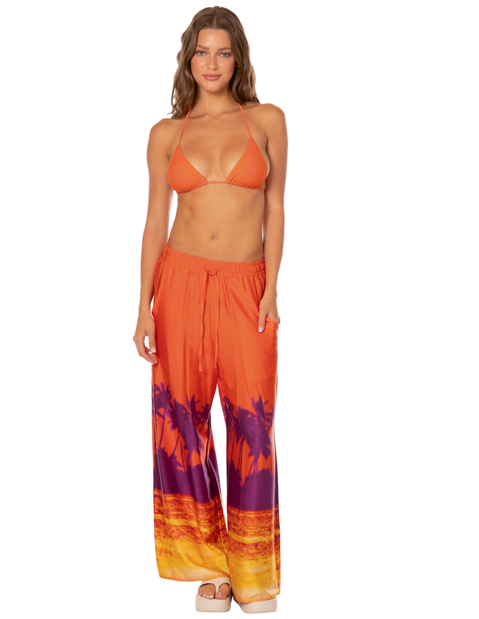 Salida de playa pantalón para mujer